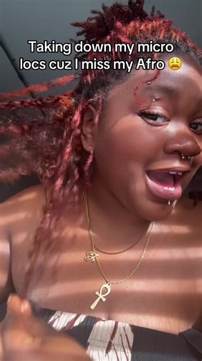 Ms. Andrist 🍃✨ (@patricenotpatricia)’s video of Micro Locs