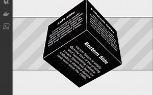 用CSS实现 3D立方体动画