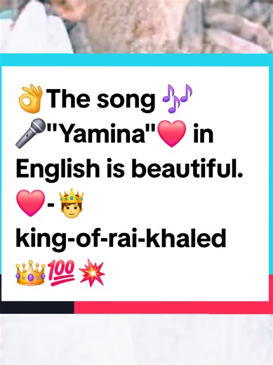 Yamina Song by King of Rai Khaled - A Musical Journey