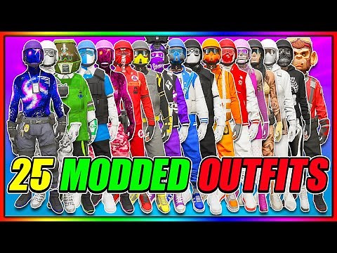 GTA 5 HOW TO GET 25 MODDED OUTFITS! *AFTER PATCH* GTA Online
