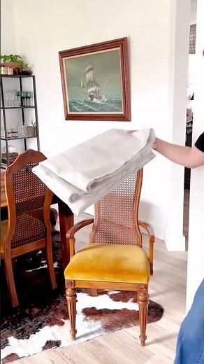 Easy beginner DIY: How to reupholster dining chairs