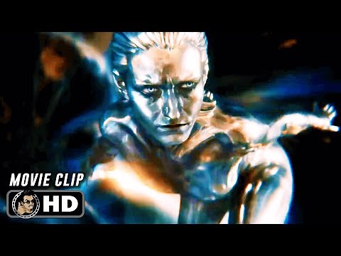 Human Torch Vs Silver Surfer Scene | THE FANTASTIC FOUR: FIRST STEPS (2025) Movie CLIP HD