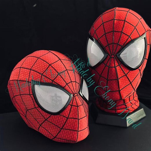Custom Tasm2 Spider-Man mask with Faceshell and magnetic lenses.