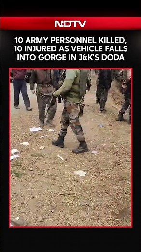Doda Accident Today | 10 Army Personnel Killed, 10 Injured As Vehicle Falls Into Gorge In J&K