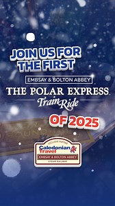 🚂🎅🏼 𝗔𝗟𝗟 𝗔𝗕𝗢𝗔𝗔𝗔𝗔𝗔𝗥𝗗! | We were thrilled and honoured to be invited to the first Polar Express experience of the year at Embsay & Bolton Abbey Steam Railway! 𝗛𝗲𝗿𝗲'𝘀 𝗮 𝘀𝗻𝗲𝗮𝗸 𝗽𝗲𝗲𝗸 𝗼𝗳 𝘄𝗵𝗮𝘁 𝘄𝗲 𝗴𝗼𝘁 𝘂𝗽 𝘁𝗼... 🎟️ Collected our golden tickets to the sound of Christmas songs, just as the snow began to fall! 🍪 Welcomed onboard by Marsh and Mellow with hot chocolate, cookies & storytelling 🎶 The Conductor and his helpers filled the carriages with singing, danci