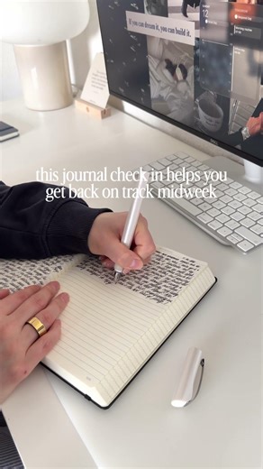 Midweek Reset Journaling Prompts ✒️ #journalingprompts #midweekreset