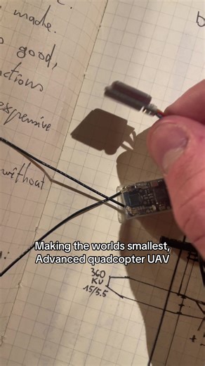 Recently I’ve found out that in this kind of scale none of the store available fc’s are compatable with this drone, so I decided to go the hard way, and make it myself. Follow to see more of my posts! #drone #techtok #electronics #engineering #aviation