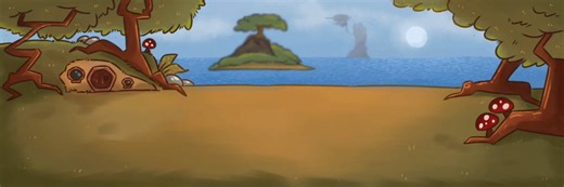 Eu acho fofo fazer da casa de Crash e Coco uma toca de Hobbit, porque os bandicoots da vida real vivem em tocas. ðŸŒºâœ¨ï¸ðŸŒ¿#CrashBandicoot #fanart #AU