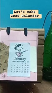 make a celander 🗒️ #diy #craftyhome #art #homedecor #youtubeshorts