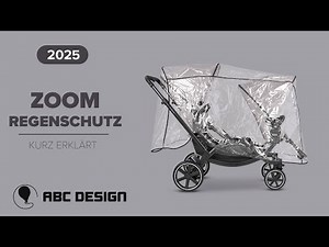 ZOOM Regenschutz - Regenverdeck für Geschwisterwagen ZOOM | ABC Design