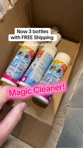 Discover the Magic Cleaner: 3 Bottles with Free Shipping