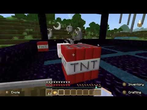 【Minecraft 麥塊】趣味躲炸彈 Funny TNT Catch Game
