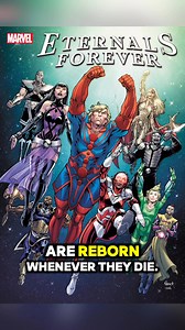 The Eternals ✨ are a human offshoot with extraordinary abilities, created one million years ago by the Celestials alongside the Deviants. Though immensely powerful, they mostly live in seclusion on Earth, quietly observing humanity. True to their immortal nature, Eternals are reborn each time they die, continuing their watch over the planet across millennia. 💬 Which Eternal is your favorite? Let me know in the comments, and like & follow for more Marvel lore! ⸻ SEO Tags eternals marvel, celesti