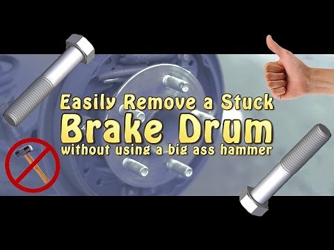 Rusted Brake Drum Removal - DIY made easy