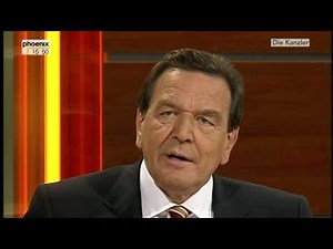 Gerhard Schröder (2005) Elefantenrunde "suboptimal"
