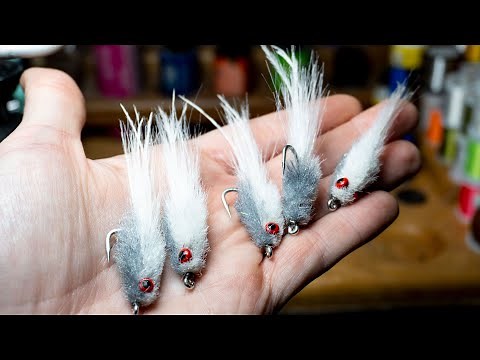 Swimming Finger Mullet - Not really a Clouser - McFly Angler Fly Tying Tutorial