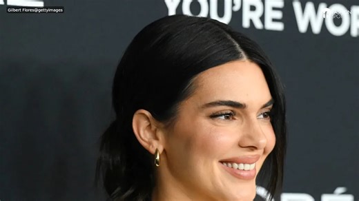 Kendall Jenner Tie-up Crop Top Look Turns Heads at Super Bowl