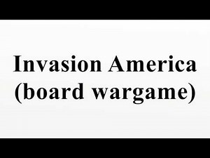Invasion America (board wargame)