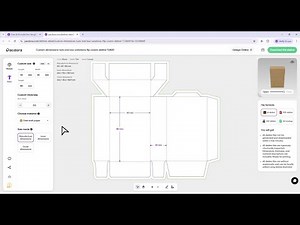 Guidance for designing a cigarette box template