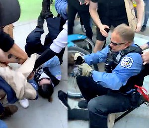 Chicago Cops Get Dragged & Tossed Around By George Floyd Protesters!