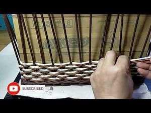 Weaving Storage Box | Paper tube weaving box ‪@mr.creativeman‬