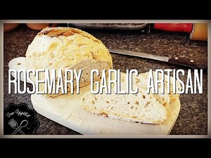 Rosemary Garlic Artisan Bread | Simple NO KNEAD Rustic Recipe | HOMESTEAD DREAMING