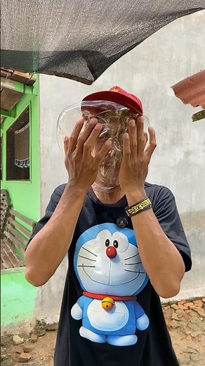 Buat balon dari sabun tapi tidak pecah