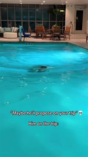 Just enjoying the pool 💀 (🎥:@Michelle) | pool