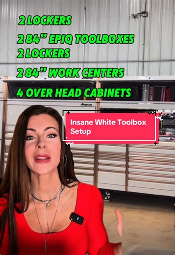Insane White Toolbox Setup