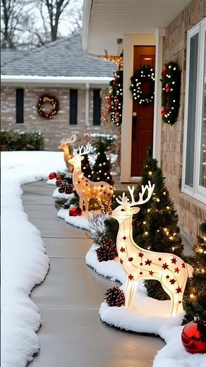 Yard Christmas Decor Ideas 😍