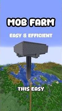 INSANE Mob Farm for Bedrock and Java