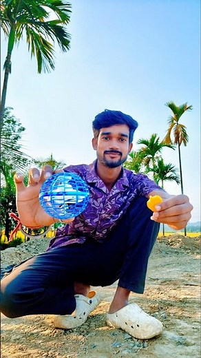 Flying Ball 👽UFO Orb Smart Remote Control⚡ Fly Glow lights 🎇 #shorts #shortsfeed #shortvideo #video