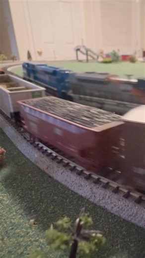 Freight trains (triple and double header)