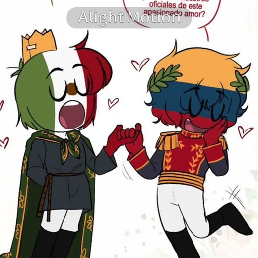 from the strar countryhumans México y colombia vs México y Guatemala #countyhumans #alightmotion