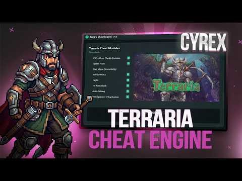 Terraria Cheat Engine | Terraria 1.4.5 Cheat | Config: GOD MODE, ITEM SPAWNER & INFINITE RESOURCES