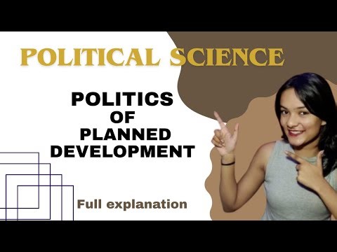 POLITICAL SCIENCE -CLASS 12-Chapter-3 POLITICS OF PLANNED DEVELOPMENT (Full explanation)