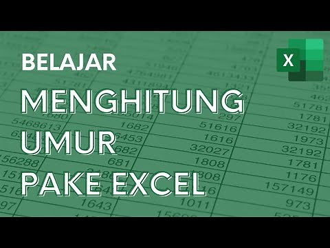 How to calculate age using Excel formula - Beginner Excel Tutorial - ignasiusryan