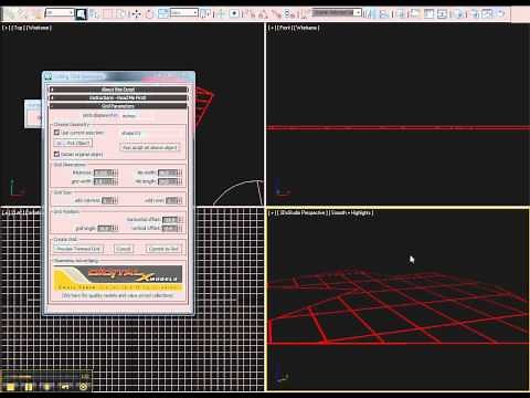 Ceiling Grid Generator - Free MaxScript from DigitalXModels.com