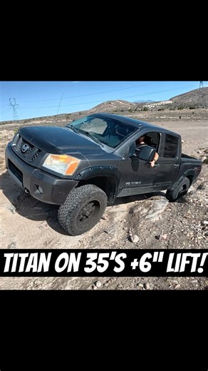 This is why you lift your Titan #4x4offroad #trucks #offroadtrucks