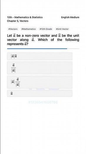 Understanding Vectors in Mathematics 12th Grade