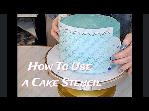 How To Do Cake Stenciling, My Tips and Tricks