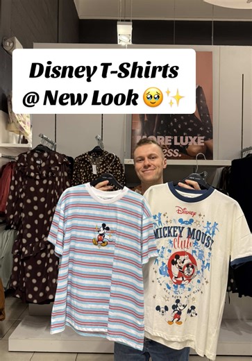 New Disney finds at New Look!! 🥹✨🍭🐭 How awesome are these Disney T-shirts!! The striped one 🥹🥹 Designs by Skinnydip! #disneyfinds #disneymerch #disney #disneyootd @Disney @Skinnydip London @New Look Online