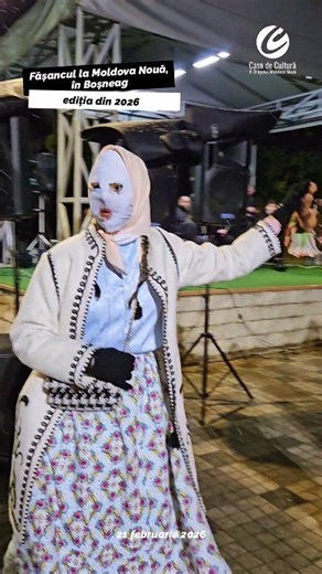 Și pe... ninsoare... Fășancul la Moldova Nouă, în Boșneag 😍💙 #f #casadeculturamoldovanoua #fasanc #traditii #banat | Casa de Cultură Moldova Nouă