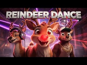 Reindeer Dance Party! 🦌 Fun Christmas Song & Dance for Kids | KidArt