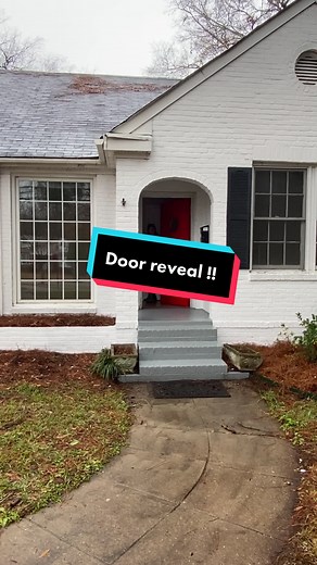 We are back! More house work today! Door color reveal! ⚠️ Spider at the start! #fyp #renovation #doorcolor #DIY