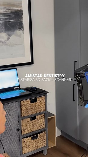 InstaRisa 3D Facial Scanner 👏🏻 #techdentaloffice 🤩🤩🤩 #instarisa 💙 | Amistad Dentistry