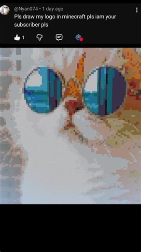 Fan Logo Make In Minecraft #shorts