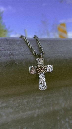 Handcrafted Osage Cross in Sterling Silver