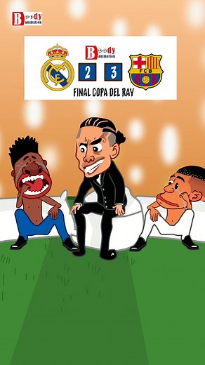 740K views · 17K reactions | Bye Bye Copa Del Ray .#realmadrid #barcelona | Body Animation | Facebook