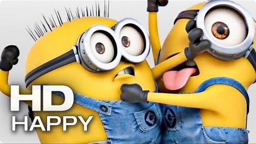 HAPPY - Pharrell Williams (feat. Minions) | 2014 Official [HQ]